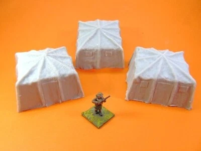 ANYSCALE MODELS 20mm wargames 10 man command or hospital tent 1/72 scale x 3 048