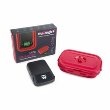 TRUWEIGH Mini Crimson Collapsible Bowl 100g x 0.01g Digital Scale Bowl