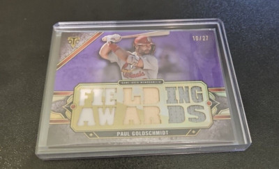 2024 Topps Triple Threads Paul Goldschmidt Fielding Awards Game Used TTR-PG3 /27