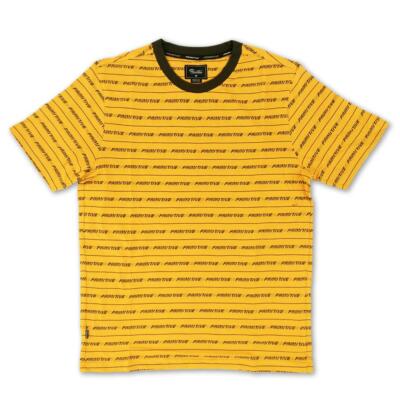 Primitive Boyle Kurzarm Strick T-Shirt Gold