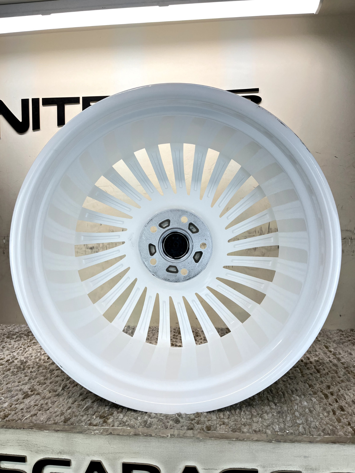 22 WHITE STAGGERED CONCAVE RF23 WHEELS MASERATI LEVANTE Q4 S GTS SQ4 2017-2024