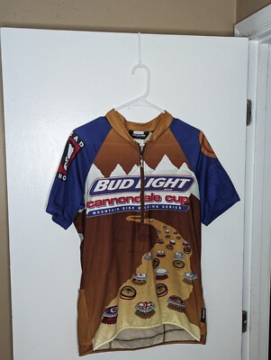 Cannondale Mountain Bike Racing Shirt-BUD LIGHT Size L Australia - Main Image