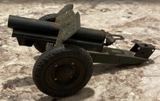 RARE  Vintage Spring Loaded Cannon Tin Toy   Made In Germany - US Zone