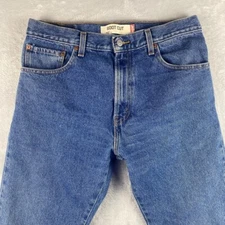 Levis 517 Jeans Mens 34x30 Blue Boot Cut American Western Dark Faded Denim