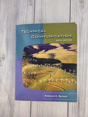 Technical Communication by Rebecca E. Burnett Sixth Edition Good Condition 