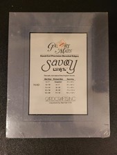 New Photo Gallery Mats: Hand Cut Precision Beveled Edges Savoy Onyx 8x10"Flannel