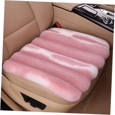 Faux Sheeskin Car Seat Cover, 1 Piece Front Fluffy Cute 1 Pc Front Seat Pink