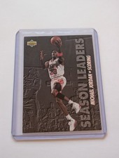 Michael Jordan Chicago Bulls 1993 Upper Deck #166 Season Leaders