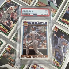 1991 Topps Desert Shield #392 Ken Griffey Jr PSA 9 Seattle Mariners