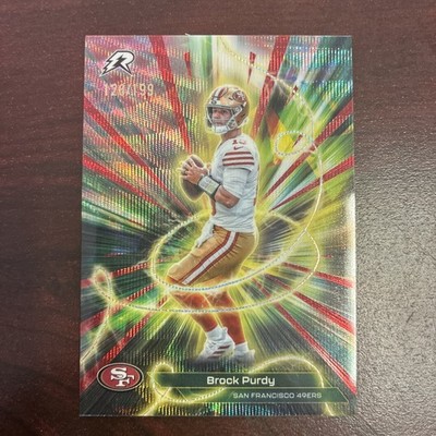 2025 Topps Resurgence Brock Purdy #C-15 Conductors Crimson Surge Insert 128/199