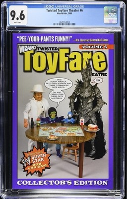 Wizard Magazine Twisted Toyfare Theater #6 2005 Wizard Pub CGC 9.6 only 1 Census