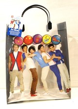 One Direction Plastic Carrier Bag With Closure Clips