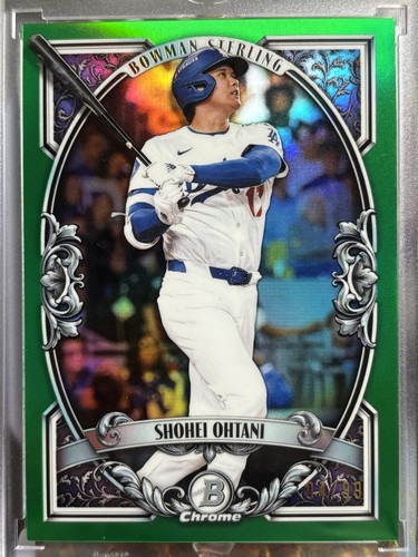 2026 Bowman Chrome Shohei Ohtani Bowman Sterling Green 04/99 #BST-6 Dodgers