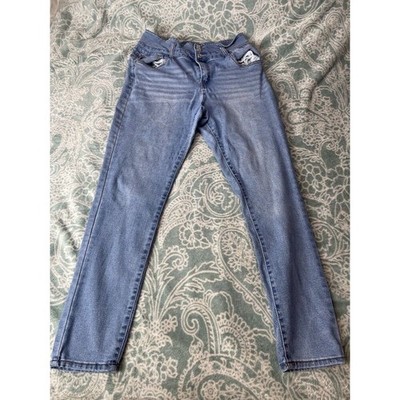 Refuge Denim Ibiza High Rise Skinny Jeans Light Wash Size 11
