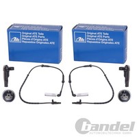 2X ATE ABS-SENSOREN Hinten Passend FÜR BMW 5 6 Links+Rechts | 24.0711-5162.3