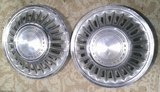 1967 Ford Thunderbird C7sa-1130-d2 Hubcap Wheelcover Pair 2 Used 67
