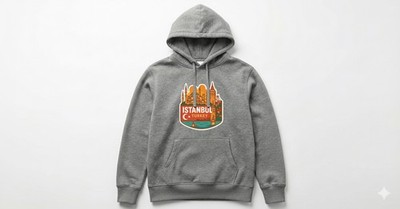 Istanbul Pull-over Hoodie Die-Cut City Skyline Landmark Design