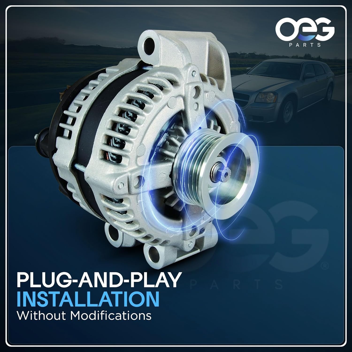 Alternator High Output 255 AMP Compatible With Chevy Chevrolet C Silverado Truck