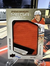 2024-25 UD Premier Hockey Mega Patch Frank Vatrano Chest Logo 7/27