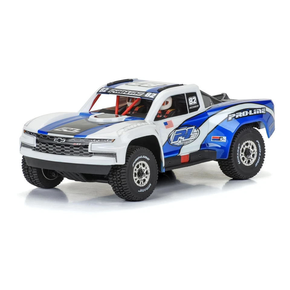 Pre-Cut 2019 Chevy Silverado Trophy Truck Clear Body for Arrma Mojave Grom - Image 3 of 4