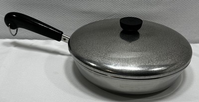 Revere Ware 1801 - 9  inch 88-A Skillet Fry Pan Stainless Steel Tri-Ply w/ Lid