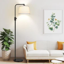 Dimmable Arc Floor Lamp with LED Edison Bulb, 1000 Lumens, Modern Design