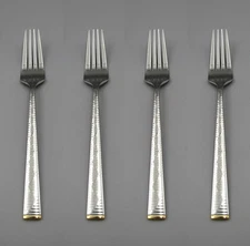 Lenox Stainless BLUE BAY Salad Forks - Set of Four New
