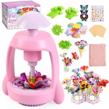 Fabric Flower Making Toys, DIY Flower Press Kits for Kids Ages 3-12, Creative...