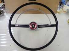 1965 Plymouth Satellite Steering Wheel With Horn Ring Button Nice Chrome