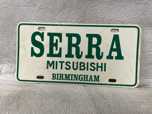 Serra Mitsubishi Booster License Plate ~ Birmingham Alabama