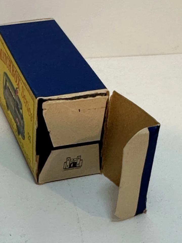 Camión de reparto de leche comercial Lesney Matchbox #21/logotipo de vaca caja de origen 1961 Foto 3 de 4