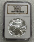 1994 Silver Eagle NGC MS69 Brown  Label ~ NO SPOTS ~ PRISTINE   (028)