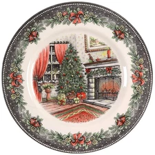 Royal Stafford Christmas Morning Dinner Plate 11419725