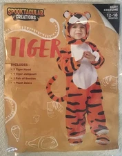 Halloween Baby Tiger Costume Toddler Child Kids 12-18 Months girls boys
