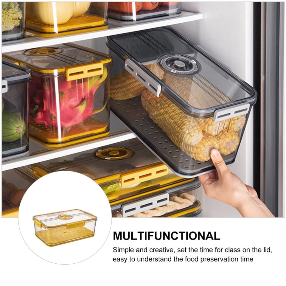 1 stück küche frische kasten konservierungskasten fahrzeugaufbewahrungsbehälter - Bild 3 von 4