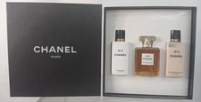 CHANEL No 5 COFFRET SIGNATURE 3 PIECE GIFT SET FOR WOMEN NEW IN BOX