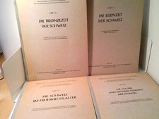 Konvolut: 4 Hefte Repertorium der Ur- und Frühgeschichte der Schweiz. Kurs-Kommi