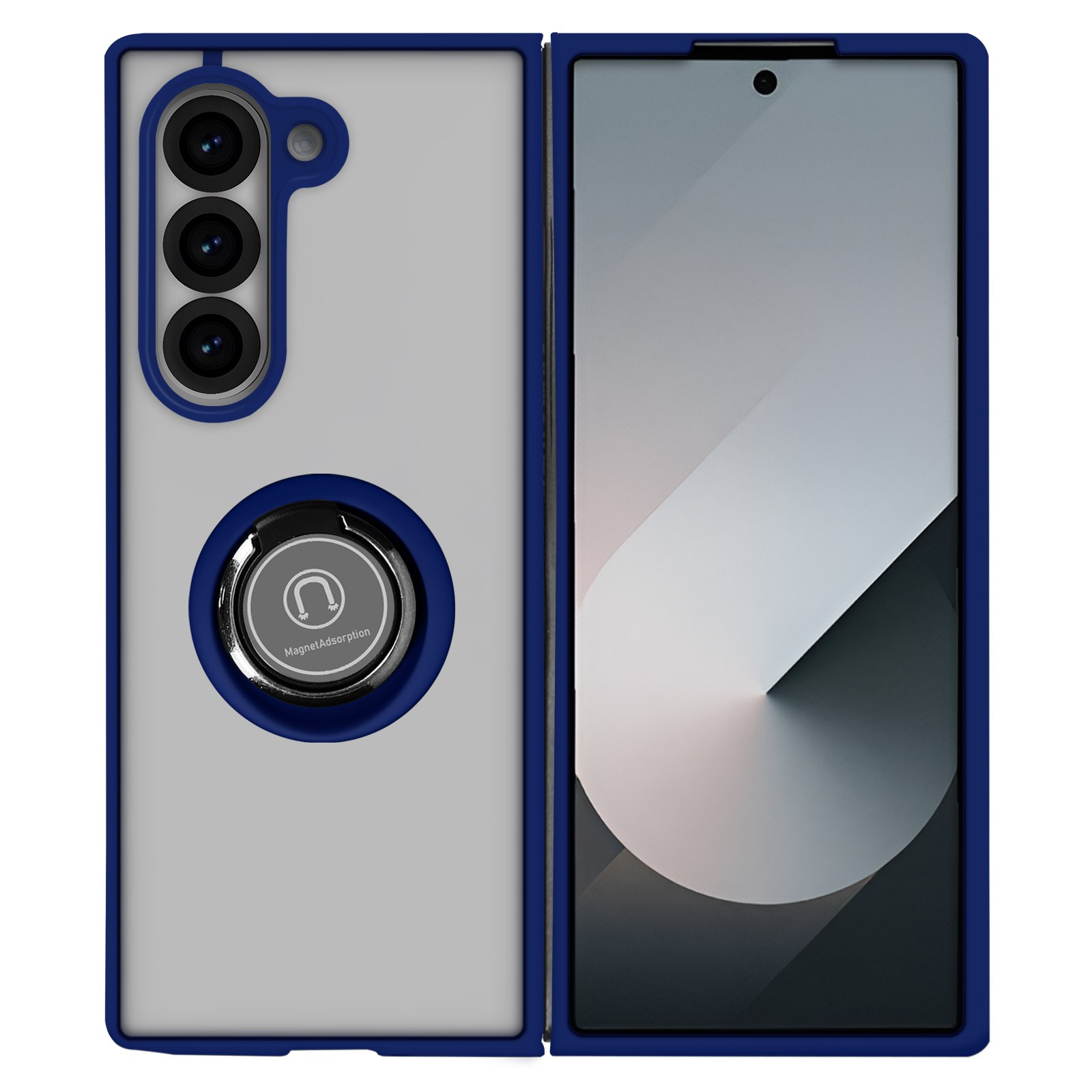 Coque Galaxy Z Fold 6 Anneau Anti-Chute Évitant les Réparations Écran