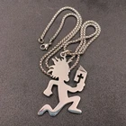 Hatchetman Charm classic Cross Bible Pendant Necklace Stainless steel 24'' ICP