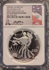 2013-W Enhanced Finish American Silver Eagle NGC SP70 - Ryder Signed Label