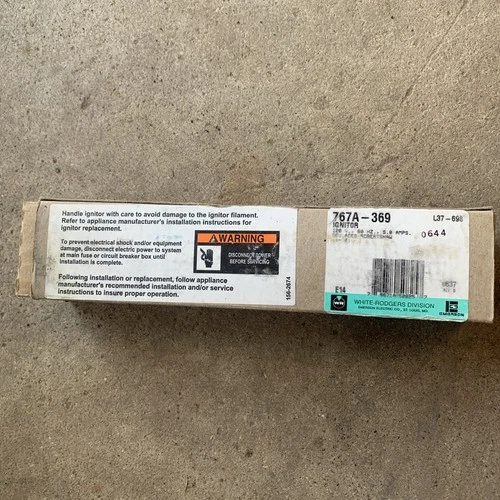 OEM White-Rodgers Emerson Furnace Ignitor 120 volt 60Hz 5.0Amps P/N: 767A-369