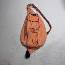 KAVU Mini Rope Sling Bag Crossbody In Orange.