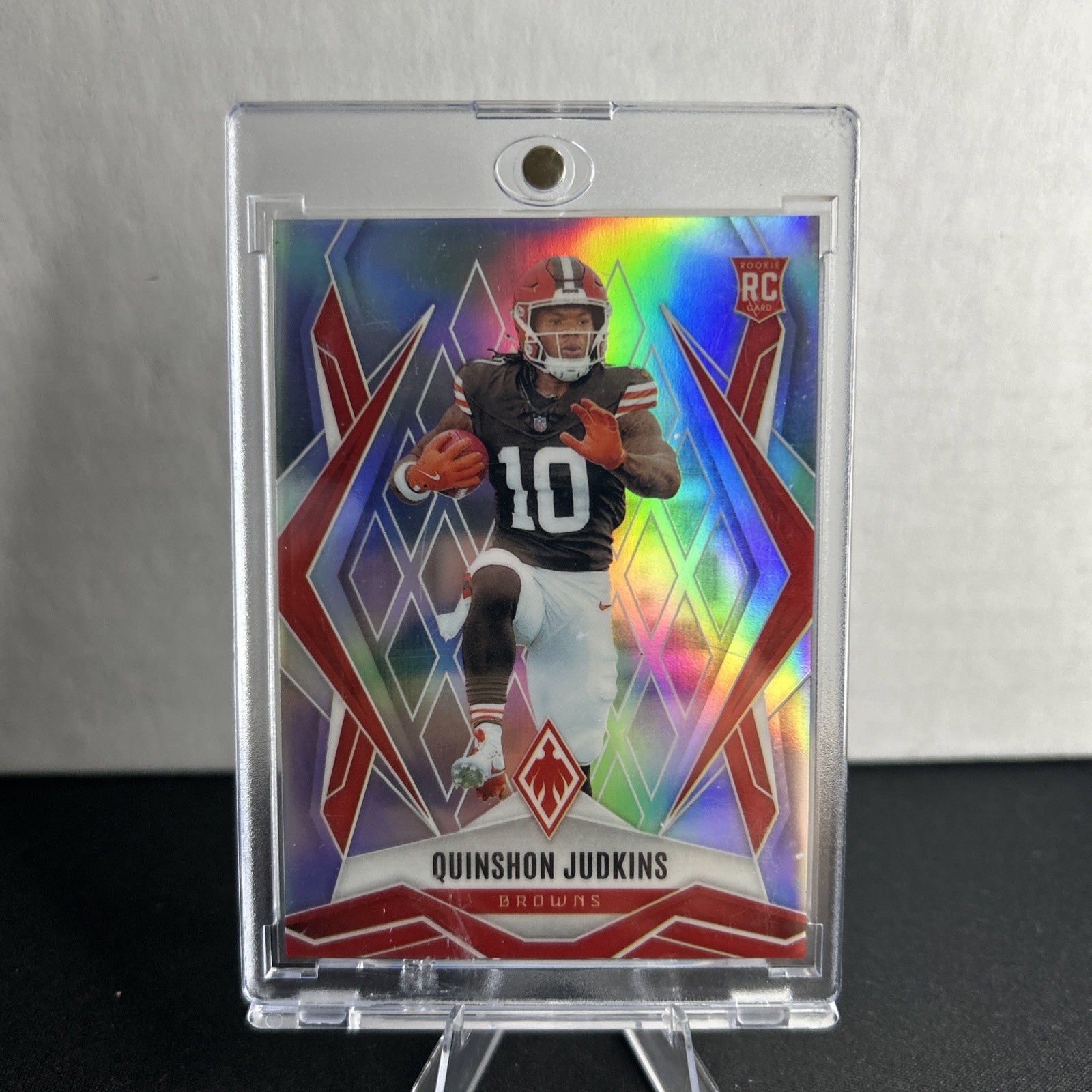 2025 Panini Phoenix Quinshon Judkins Silver Rookie #191 Cleveland Browns ￼