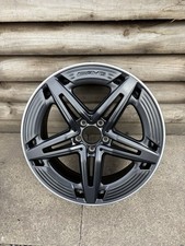 MERCEDES AMG CLA BLACK 19" ALLOY WHEEL RIM 8.5J OEM A1184010600 GENUINE X1