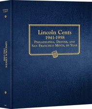 Whitman Classic® Coin Album - Lincoln Cents: 1941-1958 (P, D, & S mints)
