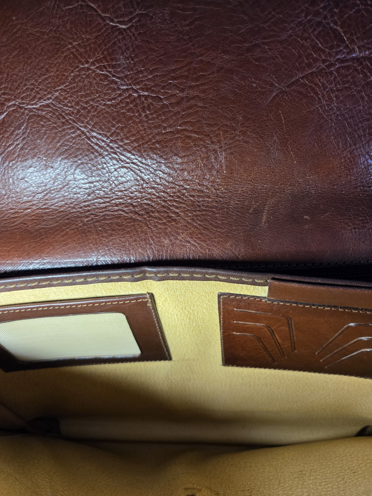 Leather File Folder Organizer Document Holder Lea… - image 7