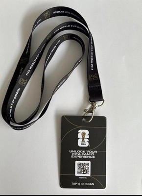 FIFA World Cup 2026 ネックストラップ IDホルダー FIFA Official World Cup 2026 Fan ID Pass Card Lanyard Necklace