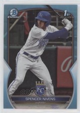 2023 Bowman Draft Chrome Sky Blue Refractor Spencer Nivens #BDC-93 19wt