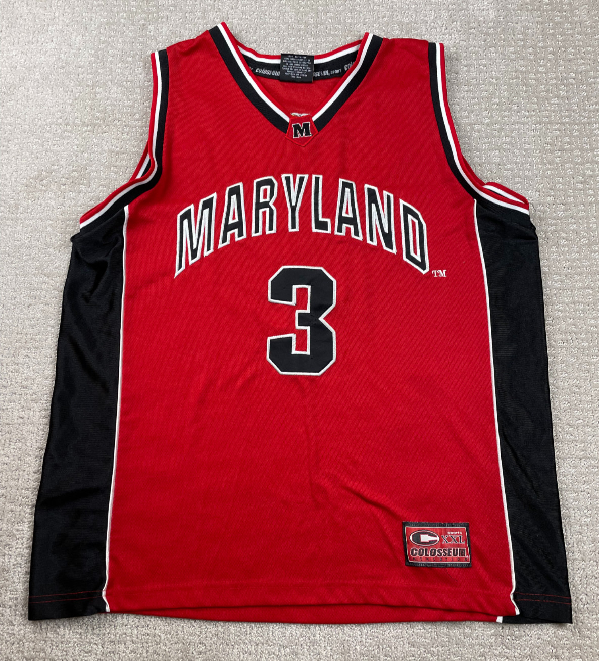 Vintage Maryland Terrapins Basketball Jersey Colosseum Athletics Mens XL NCAA