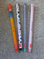 Legami Erasable Pen Set of 4, Farm Sweet